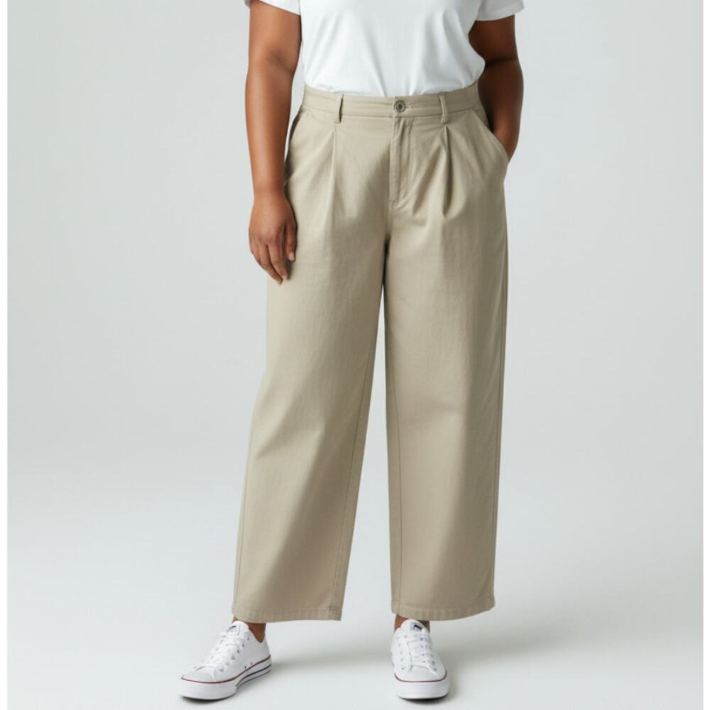 OZMA Women's Field Pant, Tencel Bull Denim Size 1X